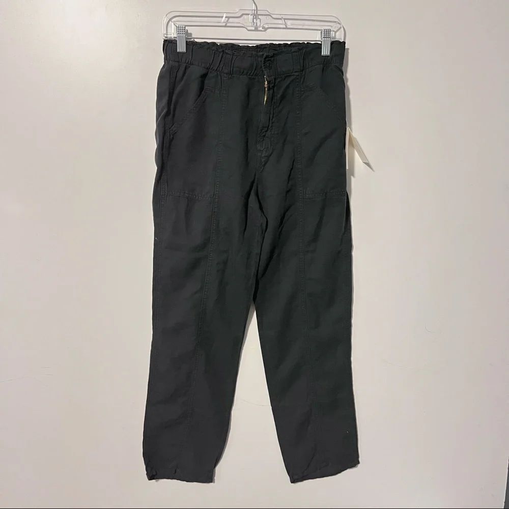 MOTHER the springy ankle Casual Pants faded black 1582 - Picture 2 of 10